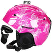 MOON Skiing Helmet Autumn Winter Adult and Children Snowboard Skateboard Skiing Equipment Snow Sports Safty Ski Helmets
