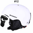 MOON Skiing Helmet Autumn Winter Adult and Children Snowboard Skateboard Skiing Equipment Snow Sports Safty Ski Helmets