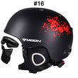 MOON Skiing Helmet Autumn Winter Adult and Children Snowboard Skateboard Skiing Equipment Snow Sports Safty Ski Helmets