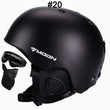 MOON Skiing Helmet Autumn Winter Adult and Children Snowboard Skateboard Skiing Equipment Snow Sports Safty Ski Helmets