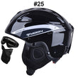 MOON Skiing Helmet Autumn Winter Adult and Children Snowboard Skateboard Skiing Equipment Snow Sports Safty Ski Helmets