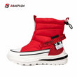 Baasploa 2021 Winter Shoes Boot Cotton Shoes Non-slip Wear-resistant Snow Boots High gang thick-soled Comfortable Female Shoes