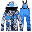 New Winter Ski Suit for Men Warm Windproof Waterproof Outdoor Sports Snow Jackets and Pants Male Ski Equipment Snowboard Jacket