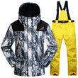 New Winter Ski Suit for Men Warm Windproof Waterproof Outdoor Sports Snow Jackets and Pants Male Ski Equipment Snowboard Jacket