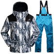 New Winter Ski Suit for Men Warm Windproof Waterproof Outdoor Sports Snow Jackets and Pants Male Ski Equipment Snowboard Jacket
