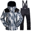 New Winter Ski Suit for Men Warm Windproof Waterproof Outdoor Sports Snow Jackets and Pants Male Ski Equipment Snowboard Jacket