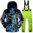 New Winter Ski Suit for Men Warm Windproof Waterproof Outdoor Sports Snow Jackets and Pants Male Ski Equipment Snowboard Jacket