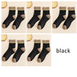 5 Pairs Thermal Socks Mens Winter Thick Cotton Colorful Young Casual Fashion Novelty Striped Warm Terry Socks Good Quality