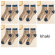 5 Pairs Thermal Socks Mens Winter Thick Cotton Colorful Young Casual Fashion Novelty Striped Warm Terry Socks Good Quality