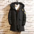 Men Winter Jackets Hooded Casual Long Down Jackets Good Quality Male Thicker Warm Parkas Outwear Black Winter Coats Size 4XL