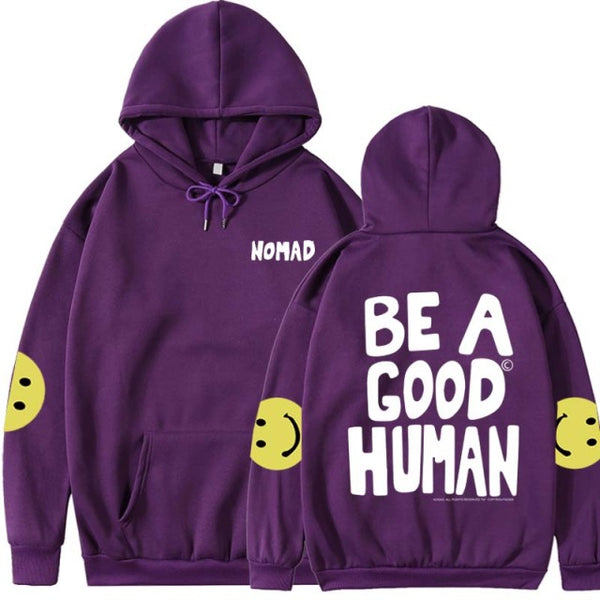 Kpop JIMIN NOMAD BE A GOOD HUMAN Hoodie Harajuku  hoody Harajuku clothing hip-hop Cool Couple High Street Sweatshirts