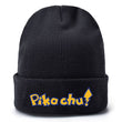 Pokemon Anime Figure Pikachu Autumn and Winter Kawaii Woolen Printed Knit Hat Boys and Girls Universal Birthday Christmas Gifts