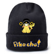 Pokemon Anime Figure Pikachu Autumn and Winter Kawaii Woolen Printed Knit Hat Boys and Girls Universal Birthday Christmas Gifts