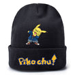 Pokemon Anime Figure Pikachu Autumn and Winter Kawaii Woolen Printed Knit Hat Boys and Girls Universal Birthday Christmas Gifts