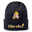 Pokemon Anime Figure Pikachu Autumn and Winter Kawaii Woolen Printed Knit Hat Boys and Girls Universal Birthday Christmas Gifts