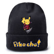 Pokemon Anime Figure Pikachu Autumn and Winter Kawaii Woolen Printed Knit Hat Boys and Girls Universal Birthday Christmas Gifts