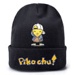 Pokemon Anime Figure Pikachu Autumn and Winter Kawaii Woolen Printed Knit Hat Boys and Girls Universal Birthday Christmas Gifts