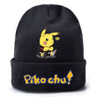 Pokemon Anime Figure Pikachu Autumn and Winter Kawaii Woolen Printed Knit Hat Boys and Girls Universal Birthday Christmas Gifts