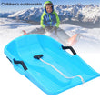 Durable Snow Sled Kids Adults Downhill Sledge Winter Toy Boat Flying Sleigh