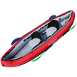 Solar Marine 330cm Inflatable Kayak Fishing Boat Portable Water Sport Swimming Pool Canoe With Paddle Pump And Bag For 2 Person