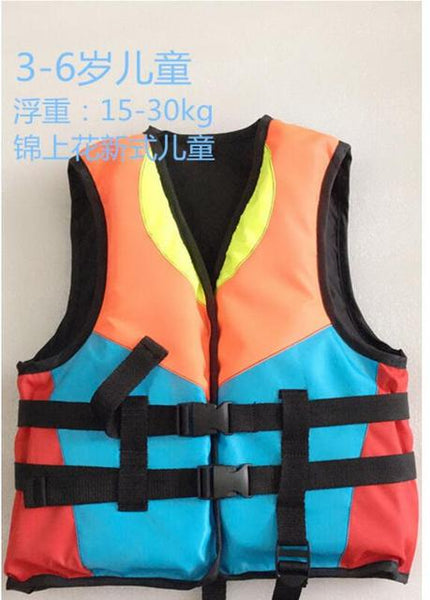 Outdoor rafting life jacket for children and adult swimming snorkeling wear fishing suit Professional drifting level suit