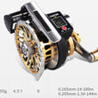 Digital Display Electronic Fishing Reel 2022 New 4.3:1 High Speed Ratio Low Profile Line Counter Baitcasting Reel Fishing Tools