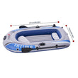 2-3 Person Thickening PVC Inflatable Boat Raft River Lake Dinghy Boats Kayak Canoe Pump Drifting Fishing Rowing Air Boat