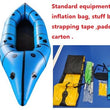 420D Light Weight TPU Packraft Inflatable Rafting Boat Hovercraft River Lake Canoe Kayak