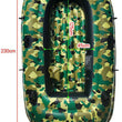 2-4 Person Thickening PVC Inflatable Boat Raft River Lake Dinghy Boat Pump Fishing Boat with Oars Set Load 200kg Kayaking