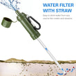 Outdoor Water Filter Straw Water Filtration System Water Purifier for Emergency Preparedness Camping Traveling Backpacking