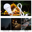 Camping Lantern Powerful LED Flashlight Tent Light USB Lamp LED Bulb Portable Lantern 5V 50cm/19in Powerbank Lamp Desk Bedside