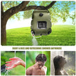 Water Bags 20L Outdoor Camping Hiking Solar Shower Bag Heating Camping Shower Climbing Hydration Bag Hose Switchable Shower Head