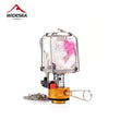 Widesea Camping Gas Lantern Equipment Portable Outdoor Tent Lamp Stove Glass Mini Camp Gas Light Tourism Hiking Accessories