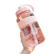 Sports Water Bottle with Straw Large Capacity Gourd Bottles Travel Camping Equipment Outdoor Drinkware Eco Friendly Cup Drinking