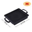 Portable Japanese BBQ Grill Charcoal Barbecue Grills Aluminium Alloy Indoor Outdoor BBQ Grill Pan Barbecue Stove