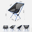 Detachable Portable Folding Moon Chair Outdoor Camping Chairs Beach Fishing Chair Ultralight Garden Hiking Picnic Seat Furniture