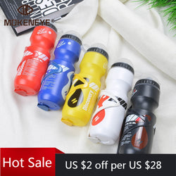 650/750ML Mountain Bicycle Cycling Water Drink Bottle+Holder Cage Outdoor Sport Plastic Portable Kettle Water Bottle Drinkware