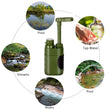 Outdoor Water Filter Straw Water Filtration System Water Purifier for Family Preparedness Camping Equipment Hiking Emergency