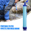 Portable Water Purifiers Outdoor Survival Water Filter Camping Camping Hiking Emergency Portable Outdoor Elements