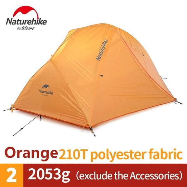 Naturehike Tent Upgraded Star River Camping Tent Ultralight 2 Person 4 Season 20D Silicone Tent With Free Mat NH17T012-T