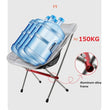 Outdoor Camping Chair Ultralight Folding Moon Chairs 150KG High Load Quality Aluminiu Alloy Fishing Chair For Picnic BBQ Beach