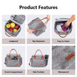 TOMULE Portable Lunch Bag Thermal Insulated Cooler Bag Picnic Food Storage Bags 9L Shoulder Lunch Box Tote Travel Picnic Handbag