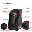 Electric Wall Heater Mini Portable Plug-in Household Handy Heater Stove Radiator Warmer Machine For Indoor Heating Camping