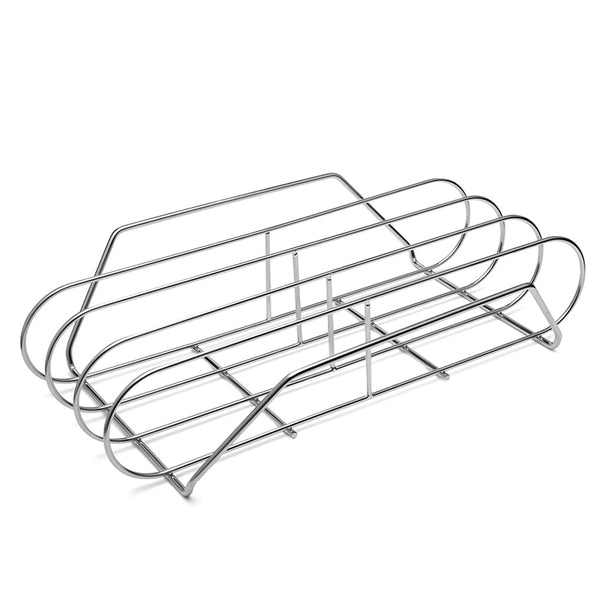 BBQ Ribs Rack for Grill Stainless Steel Barbecue Basket Shelf Factory Customized Cooking Net Outdoor BBQ Accessories