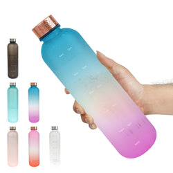 New 1000ml Sports Water Bottle BPA Free Portable Leak-proof Shaker bottle Plastic Drinkware Outdoor Tour Gym Free Shipping items
