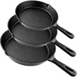 Cast Iron Frying pan Non-stick Coating Pot Breakfast Pancake Skillet With Heat Resistant Handle Gas Induction Cooker Cookware