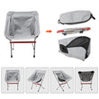 Outdoor Camping Chair Ultralight Folding Moon Chairs 150KG High Load Quality Aluminiu Alloy Fishing Chair For Picnic BBQ Beach