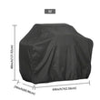 1PC 190T/210D BBQ Cover Anti-Dust Waterproof Weber Heavy Duty Charbroil Grill Cover Rain Protective Barbecue Cover Round