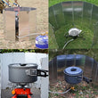 Folding Windshield Aluminium Stove 10 Plates Wind Screens Outdoor BBQ Gas Windshield Camping Cooking Cooker