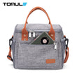 TOMULE Portable Lunch Bag Thermal Insulated Cooler Bag Picnic Food Storage Bags 9L Shoulder Lunch Box Tote Travel Picnic Handbag